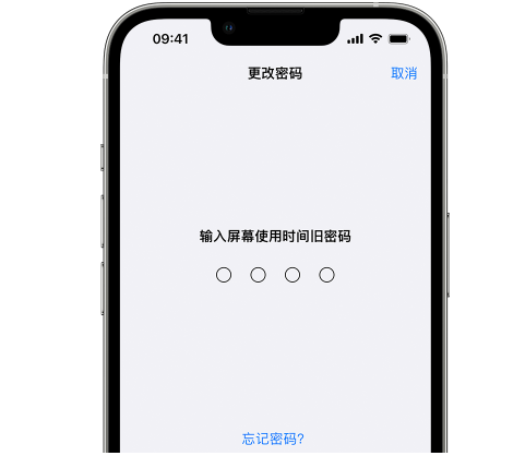 阳明iPhone屏幕维修分享iPhone屏幕使用时间密码忘记了怎么办 