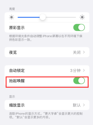 阳明苹果授权维修站分享iPhone轻点无法唤醒怎么办