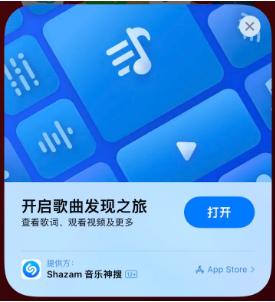 阳明苹果14维修站分享iPhone14音乐识别功能使用方法 