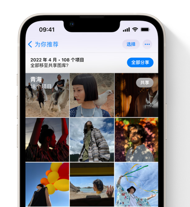 阳明苹果维修网点分享在 iPhone 上使用共享图库 