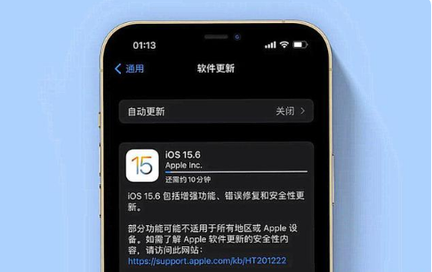 阳明苹果手机维修分享iOS 15.6续航怎么样 