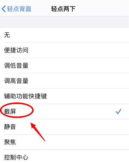 阳明苹果手机维修分享iPhone12如何启用双击截屏 